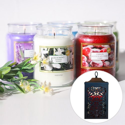 미아트 라움데코 페탈리캔들+아벨리아 빛조절 캔들워머 세트