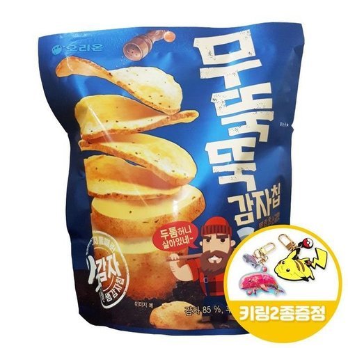 셀러허브 패션 [JHQQQTS6_52EF]감자칩 무뚝뚝 106gx10개(반박스)+키링2종