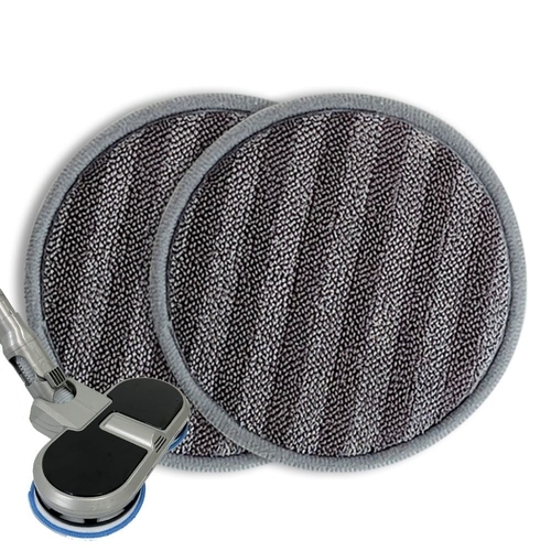 기타 로엘듀스핀 극세사 청소기 호환 회전 걸레 원형 리필 패드15cm/2p