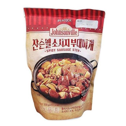 셀러허브 식품 피코크 잔슨빌 소시지 부대찌개 500g x 1개 48377