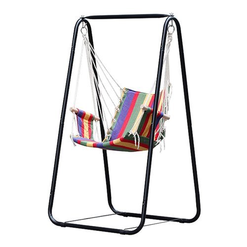 기타 레인보우 해먹 그네의자 캠핑용 그물침대-WB75975