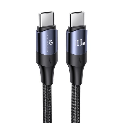 크리스탈클라우드 100W C to C PD 초고속충전 케이블 2m