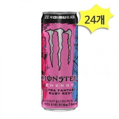 셀러허브 식품 DI 몬스터 에너지 울트라 판타지 루비 레드 355ml x 24개 (52498405)