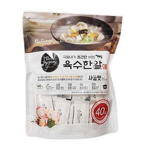 셀러허브 1 해통령 육수한알 사골맛 140g (3.5g X 40) e40649