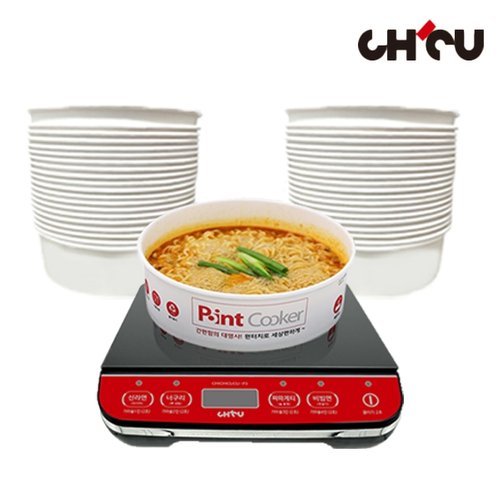기타브랜드 치치쿠쿠 IH 원터치 즉석 라면조리기 [L_B세트] / 한강라면 무인 기계 편의점 가게 셀프 끓여주는 라면포트