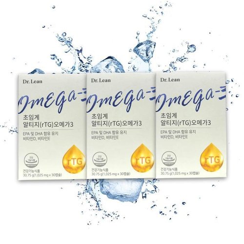 셀러허브 1 [닥터린] 닥터린 초임계 알티지 오메가3 1025mg 30캡슐 X 3 TB