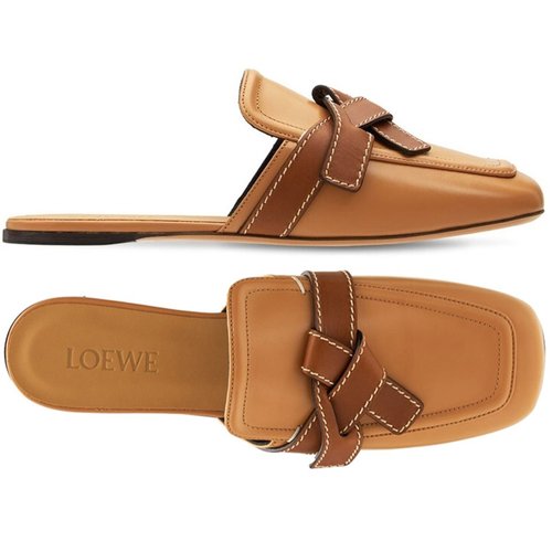 [로에베]24SS 게이트 플랫 뮬 베이지탄 L815379X04 2584