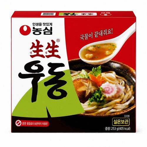 농심 농심 생생우동봉지(카톤) 253g X 20 X 1 (20개입)