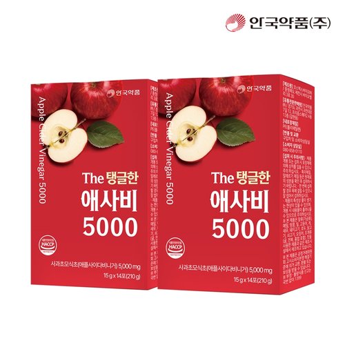 안국약품 The 탱글한 애사비 5000 14포X2박스 (4주분)