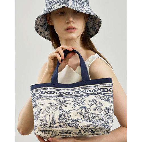 (주)LF 헤지스 악세사리 헤지스 액세서리 Toile de Jouy 캔버스 미니 토트백 (HIWA<b>75301</b>N2)