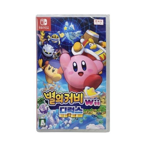 셀러허브 가전 닌텐도 별의 커비 wii 디럭스 (SWITH) 국내정품 게임칩 Ss
