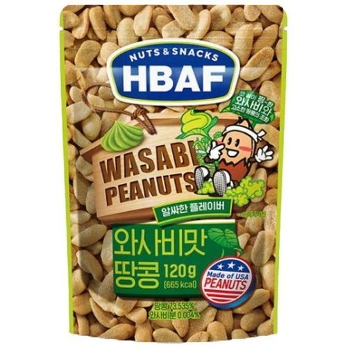 셀러허브 식품 MZ_HBAF 와사비맛 땅콩 120g x 3봉 (28273252)