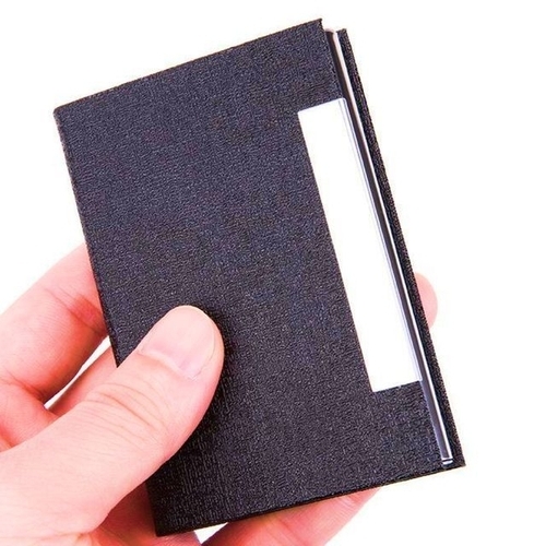 기타 미니 남자 명함 케이스 명함북 비즈니스 카드 지갑 보관 명함 홀더-WFI7K4W