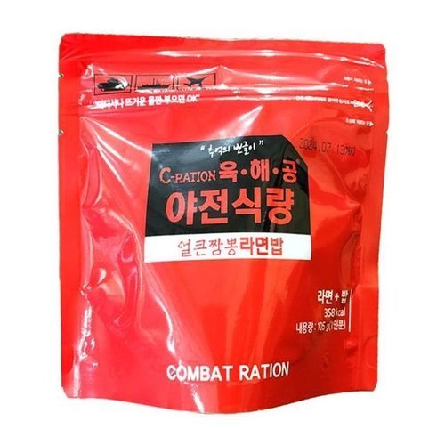 셀러허브 패션 [프로셀러] 야전식량 얼큰짬뽕라면밥(참미푸드105g) (13038923)