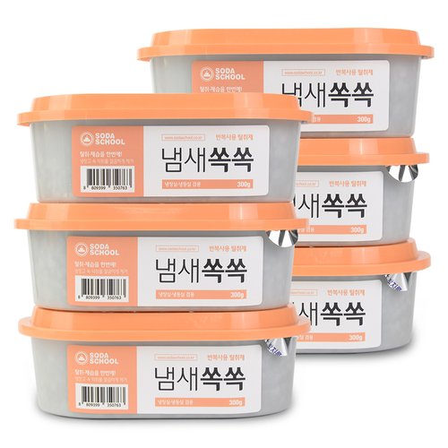 소다스쿨 반복사용 냄새제거제 냄새쏙쏙 탈취제 6개 세트