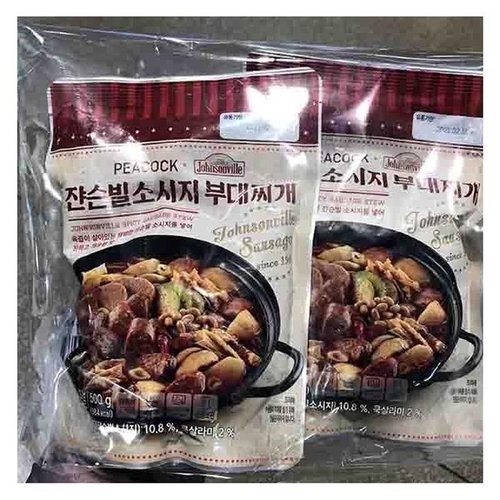 셀러허브 식품 피코크 쟌슨빌 소시지 부대찌개 500gx2개 61608_ice_2