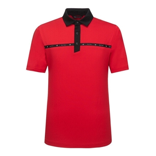 힐크릭 남성골프반팔티 H421 남성 카라배색 1HCTSM42081SC