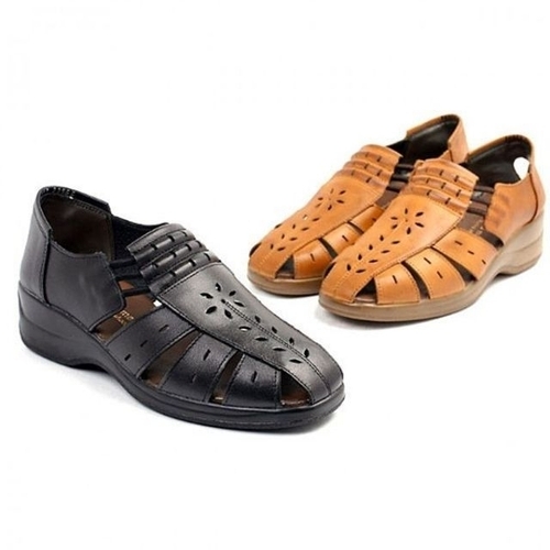 기타 여성 샌들 포트 푹신한 컴 키높이 효도 통굽-WFICKYV