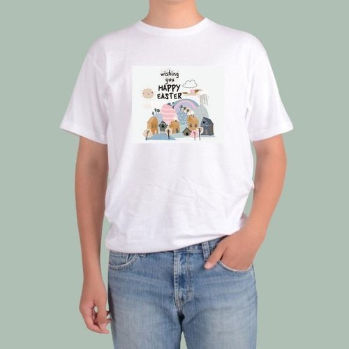 [셀러허브 패션][JHM4417S_51HD]하나님 기독교 교회 부활절 Easter 반팔티