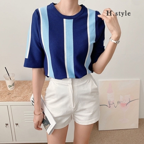 H스타일 JB/페르젠니트티/여름/반팔_P324582758