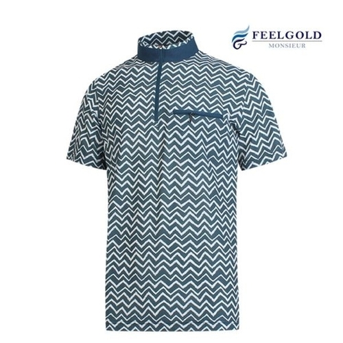 필골드 윈디페이스 차이나카라 격자문양 반소매 등산티셔츠 RM307_P050163478