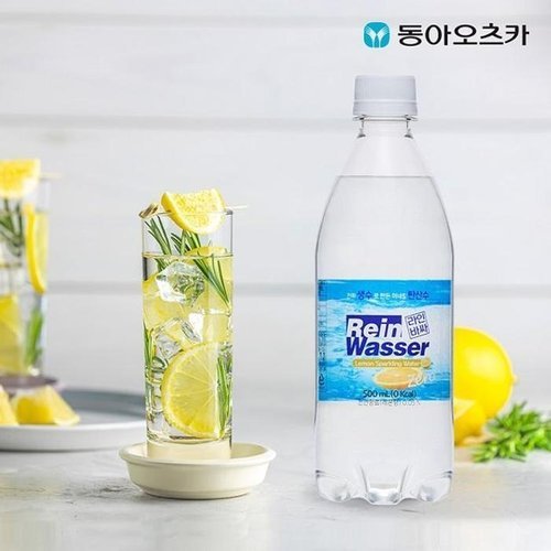 셀러허브 1 [XBJ71735_47]동아 라인바싸 탄산수 레몬 500ml x 40입 음료