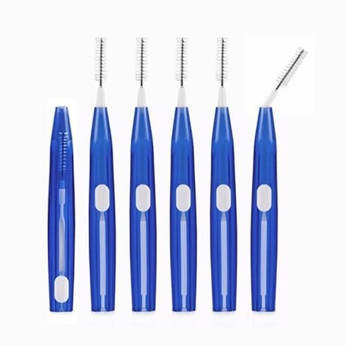 셀러허브 1 [RG3M8SR0]일본 켄트 슬라이드 휴대용 치간 칫솔 6PCS