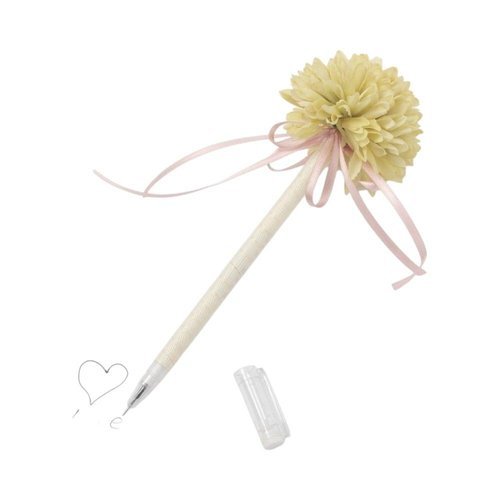 브이와이 [VCMQS80F]스위트 플라워펜 플라워볼펜(머스터드)DK04