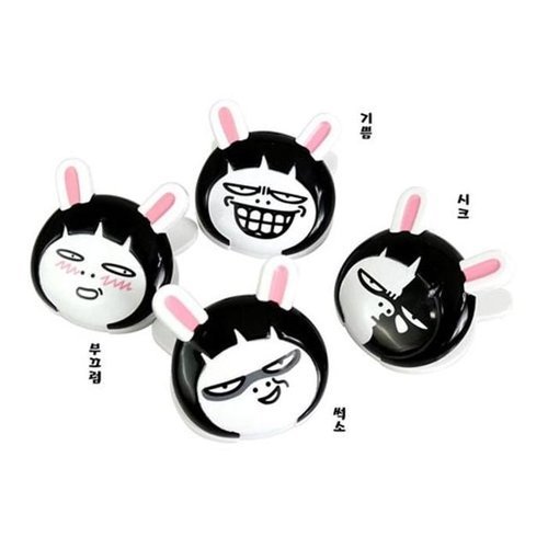셀러허브 패션 [QN9WT17W_57]시니컬레빗 클립 캐릭터 자석집게 CCMC3