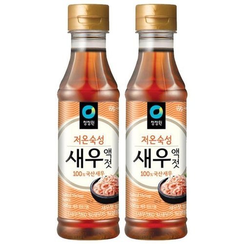 셀러허브 식품 청정원 새우액젓 저온숙성 김장 계란찜 요리 500g 2개 (32591218)