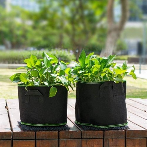 셀러허브 생활리빙 베란다 텃밭 대형 부직포 화분 2p세트 모종 상추화분