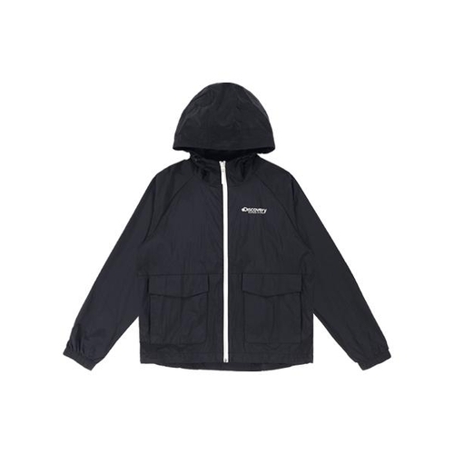 디스커버리 여성 세미 크롭 바람막이 DWWJ42111-BK_P385753115