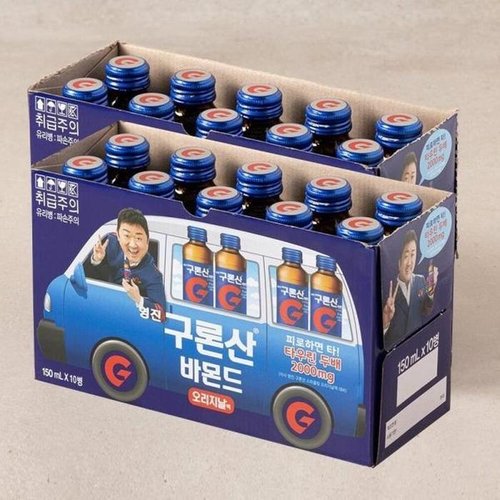 셀러허브 식품 해태 영진 구론산 바몬드 오리지날액 150ml x 20개