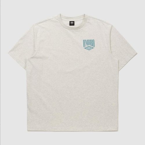 셀러허브 패션 엄브로 (25SS) 팝러쉬 그래픽 반팔 티셔츠 / OATMEAL UQ121CRS31