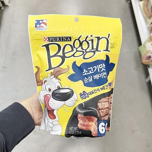 셀러허브 식품 베긴 스트립 베이컨 소고기맛 170g 403382