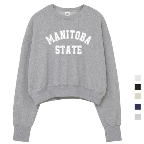 PAUL & PAUL 매니토바 크롭 맨투맨 5컬러_P367350806