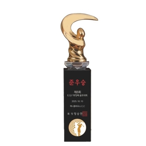 셀러허브 생활리빙 SD-43-2 골프트로피 대회트로피 트로피제작 기념트로피 홀인원패 이글패 싱글패 (42508129)