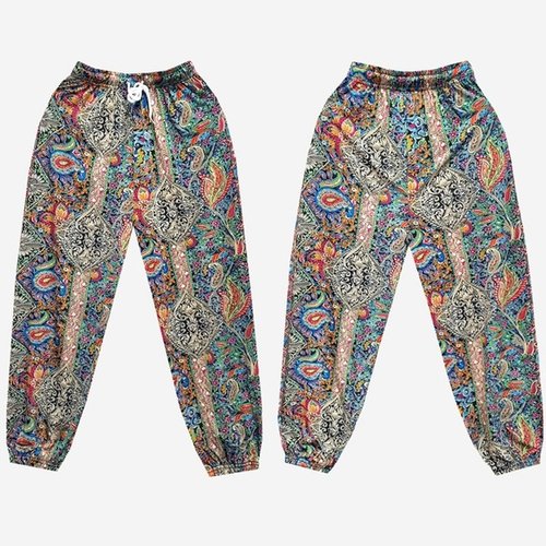 아이우먼 빅사이즈사랑해요 R136L407 기하악패턴쿨조거팬츠 DK_P366929458