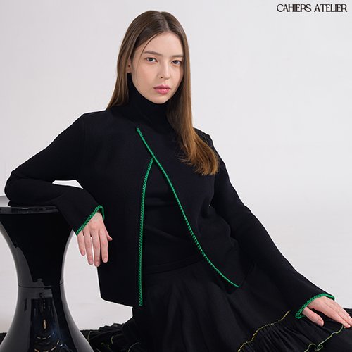 까이에 아뜰리에 25FW 스티치 레이어드 니트