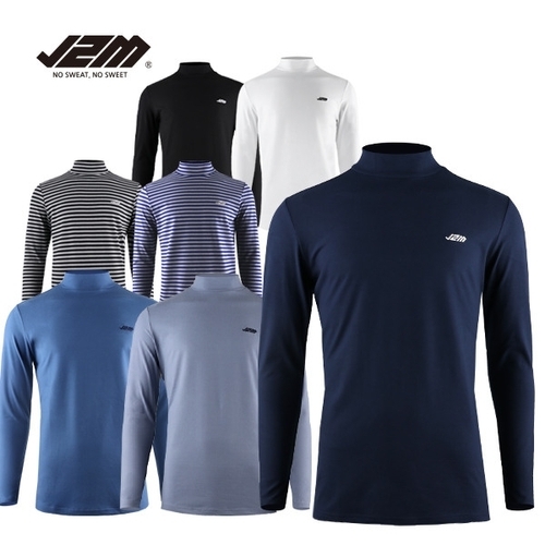 [패션플러스][제이투엠골프] 제이투엠골프 핫세븐맨 터틀넥 기모긴팔티셔츠201M