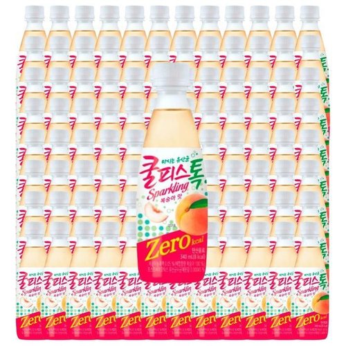 [셀러허브 식품][동원FB] 동원 쿨피스 톡 제로 스파클링 복숭아맛 340ml 96개