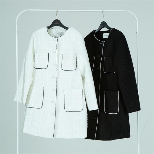 패션플러스 [강물처럼] 빅사이즈사랑해요 K741L301 쉐도배색버튼원피스 CM (9438528A)