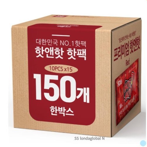 셀러허브 생활리빙 핫앤핫 손난로 군용 핫팩 레드 포켓 추천 90g 150매 (27713984)