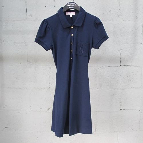 [중고] [쥬시꾸뛰르]고이비토 중고명품 (쥬시꾸뛰르) 면 혼방 네이비 컬러 여성용 원피스 [명동점]