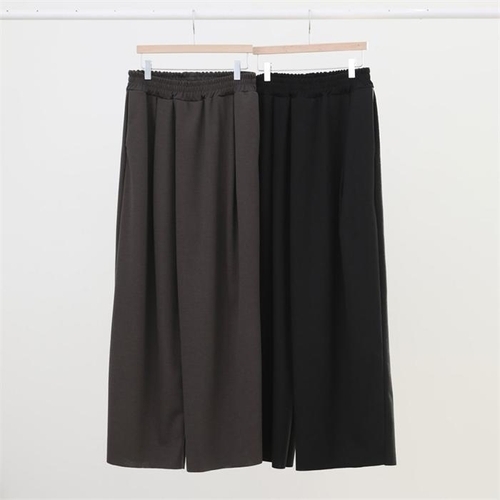 패션플러스 [강물처럼] 빅사이즈사랑해요 K563L301 밴딩와이드핏심플팬츠 TG (9483328A)