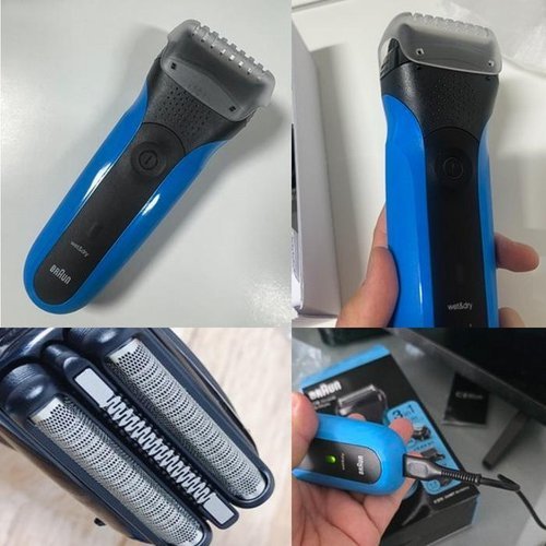 셀러허브 가전 [브라운] BRAUN시리즈3 전기면도기 310s WD Blue AS보장 새상품 (50240541)