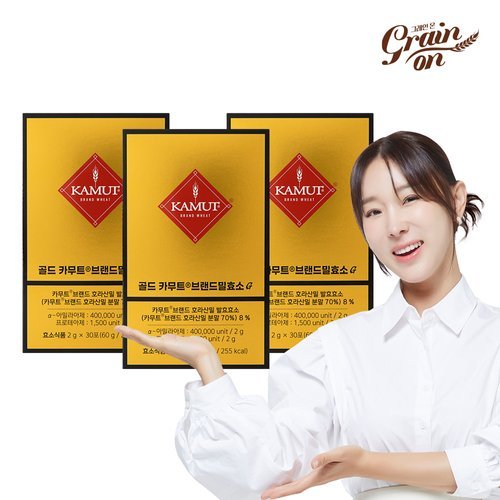 서흥헬스케어 그레인온 (M)골드카무트효소G 30포 X 3박스