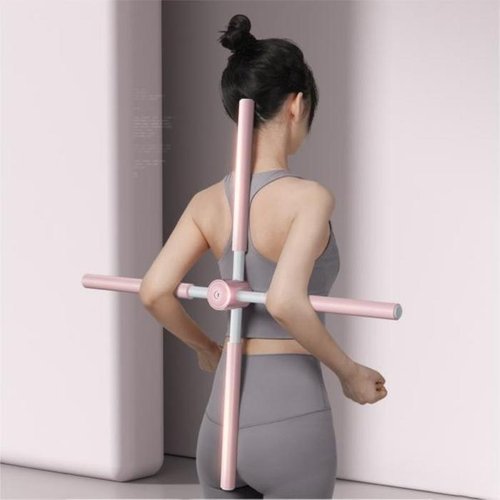 셀러허브 1 스트레칭봉 요가봉 십자봉 스틱 바른자세 척추 굽은 어깨 십자 요가봉 밸런스바