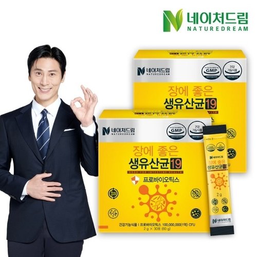 패션플러스 [] [네이처드림] 장에 좋은 생유산균12 2g x 30포(60g) x 2박스10631629588772