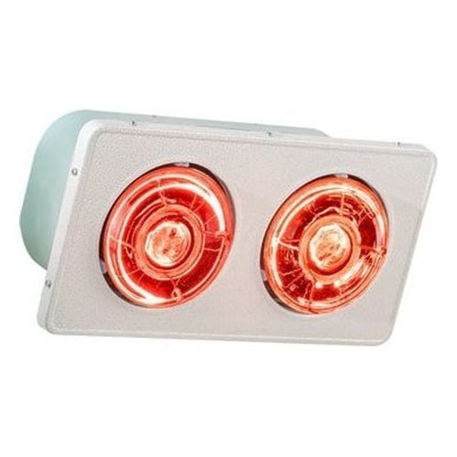 오티마트 순간발열 방수 욕실히터 2구 NI-B2 적색